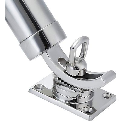 Καλαμοθήκη Με Βάση Σπαστή Inox