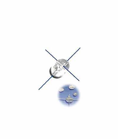 Χάντρες Σταυρός Crown 4.7 x 6mm