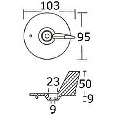 ΑΝΟΔΙΟ HONDA 25-40-50Hp 41107-ZV-5000