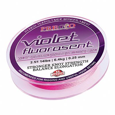 Πετονιά Pregio Violet Fluorosent 0.35mm - 150m