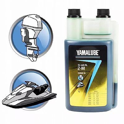 Λάδι για Δίχρονους Κινητήρες Yamalube TC-W3 RL 1Lt
