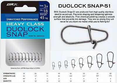 Παραμάνες BKK Duolock Snap-51 No 00