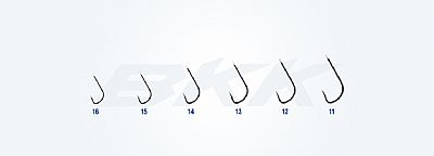 Αγκίστρια BKK Super Slide για Εγγλέζικο με Παλέτα Black Nickel No 12