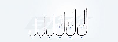 Αγκίστρια BKK Aberdeen Black Nickel No 4