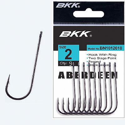 Αγκίστρια BKK Aberdeen Black Nickel No 4