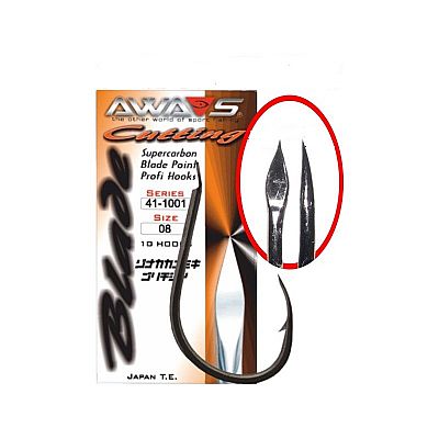 Αγκίστρια Awa-Shima 41-1001 Με Παλέτα Black Nickel No 6