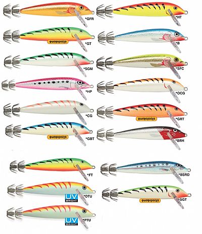 Καλαμαριέρες Συρτής Rapala 11cm