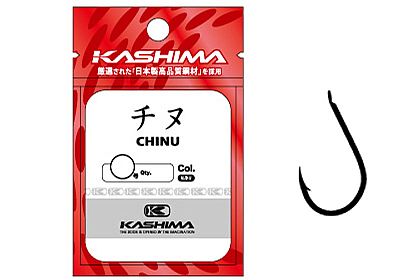 Αγκίστρια Kashima Chinu Black Nickel Με Παλέτα No 2