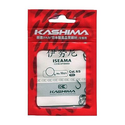 Αγκίστρια Kashima Iseama Black Nickel Για Εγγλέζικο Με Παλέτα No 4