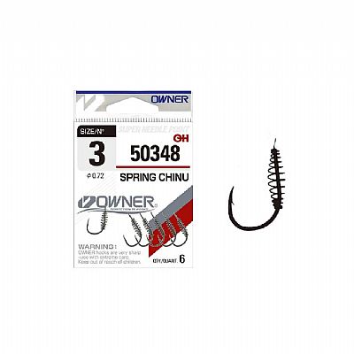 Αγκίστρια Owner 50348 Nickel Με Παλέτα Και Ελατήριο Νο 2