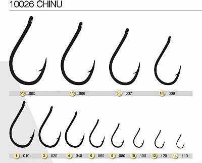 Αγκίστρια Trabucco Hisashi 10026BN Με Κρίκο Νο 3/0