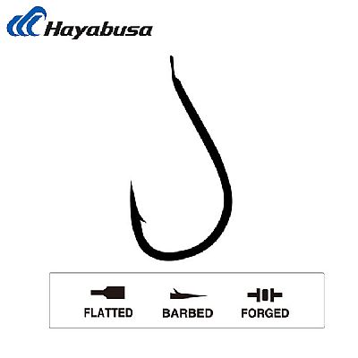 Αγκίστρια Hayabusa UMT 219B Black Nickel με Παλέτα No 7