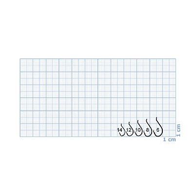 Αγκίστρια Dragon Bea 4311 Για Εγγλέζικο Με Κρίκο Κόκκινα No 12