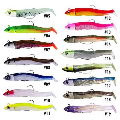 Σιλικόνες Hunthouse Jelly Series Black Minnow 12gr