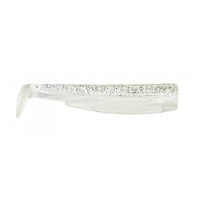 Σώματα σιλικόνης Fiiish Black Minnow No 3 Blanc Paillete
