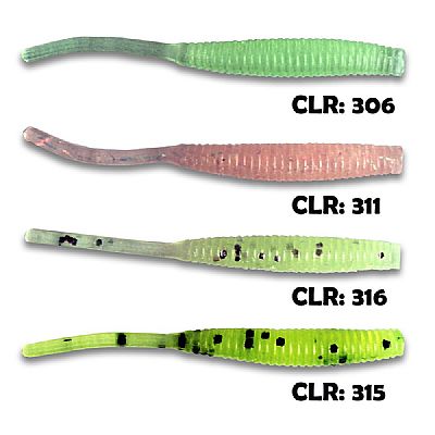 Σιλικονάκια Soul Lures Mini Worm 315 5cm - 0.5gr