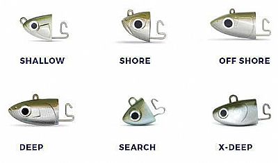 Μολυβοκεφαλές Fiiish Black Minnow Shore 12gr No3 BM 007