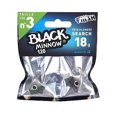Μολυβοκεφαλές Fiiish Black Minnow Search 18gr No3 BM 951