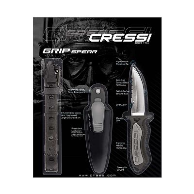 Μαχαίρι Κατάδυσης Cressi Grip Small Spearfishing Knife 