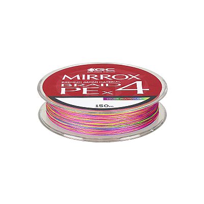 Νήμα Golden Catch Braided Line Mirrox x4 PE 0.6 - 150m Πολύχρωμο