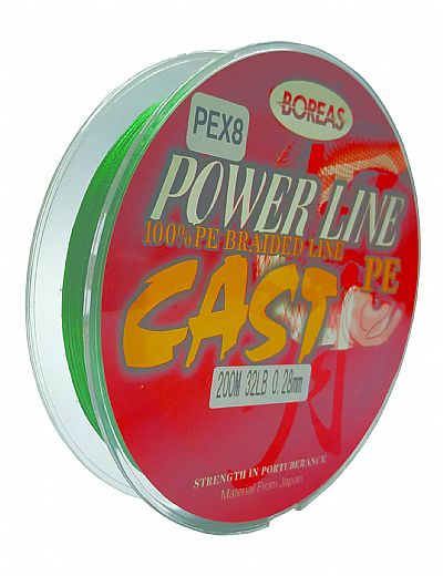 Νήμα Boreas Power Line x8 0.08mm 200m 