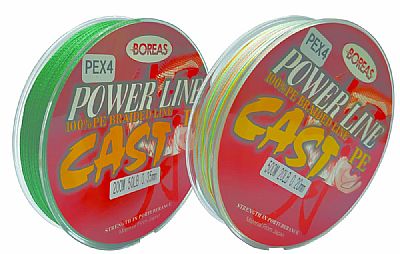 Νήμα Boreas Power Line Πράσινο x4 0.50mm / 200m 