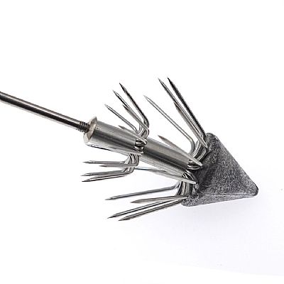 Θραψαλιέρα Διπλή Μεταλλική με Βαρίδι 100gr