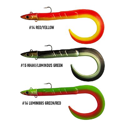 Χελάκια Soul Lures Snipe Eel Combo Red Yellow 38cm - 160gr