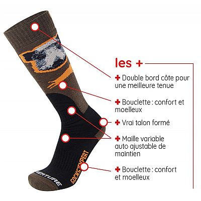 Κάλτσες για Κυνήγι & Ψάρεμα ESTEX Ouverture 1732 No 43 / 46