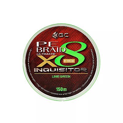 Νήμα Golden Catch Inquisitor Lime Green x8 PE 0.8 - 150m