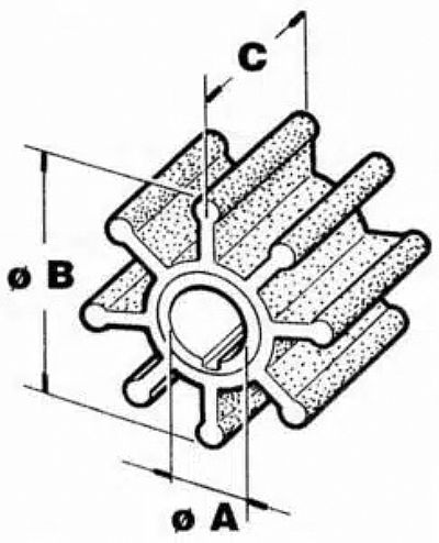 Γνήσιο Ιμπέλερ Yamaha 6H3-44352-00