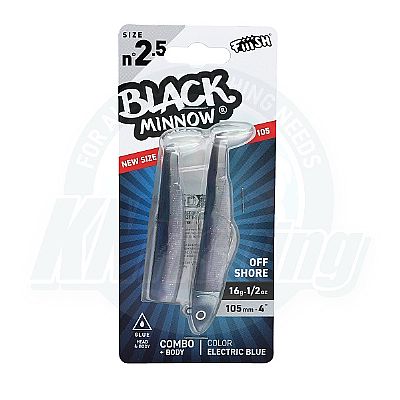Σιλικόνες Fiiish Black Minnow Combo Off Shore Electric Blue 10gr No2.5 BM 3046