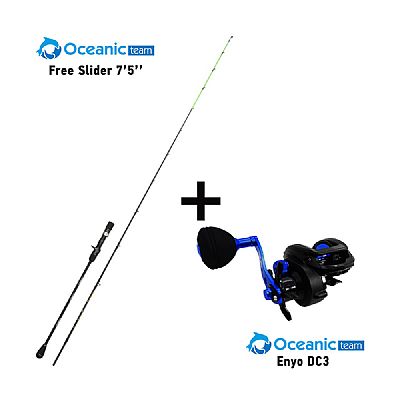Προσφορά Combo Tai rubber Oceanic Team Tai Rubber Free Slider 7'5'' + Oceanic Team Enyo DC3