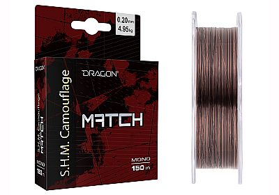 Πετονιά Dragon S.H.M Camouflage Match 0.20mm - 150m