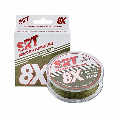 Νήμα Sert SRT Moss Green x8 0.10mm / PE 0.4 - 135m