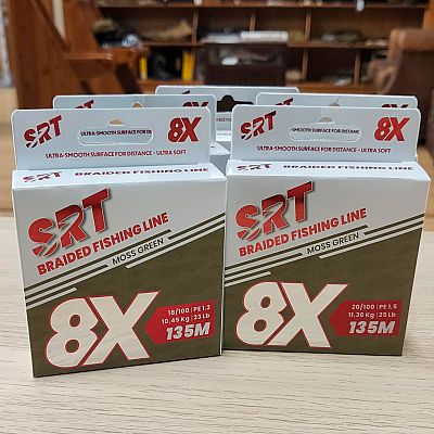 Νήμα Sert SRT Moss Green x8 0.14mm / PE 0.8 - 135m