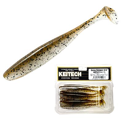 Σιλικόνες Keitech Easy Shiner 8.8cm Green Pumpkin