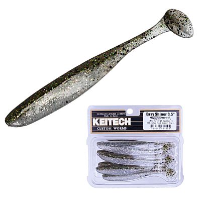 Σιλικόνες Keitech Easy Shiner 7.6cm Silver Flash Minnow 