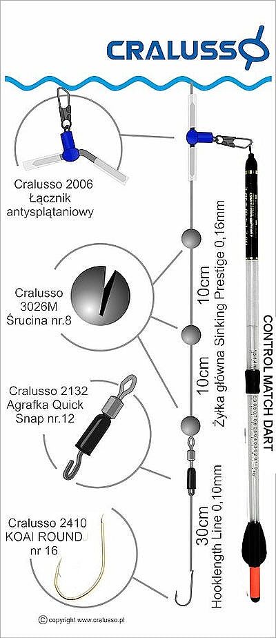 Φελλός Cralusso 1024 Control Match Dart 4+1.2gr