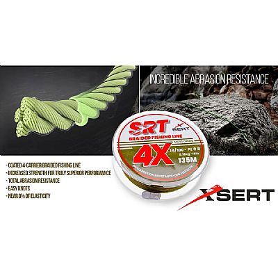Νήμα Sert SRT Moss Green x4 0.12mm / PE 0.6 - 135m