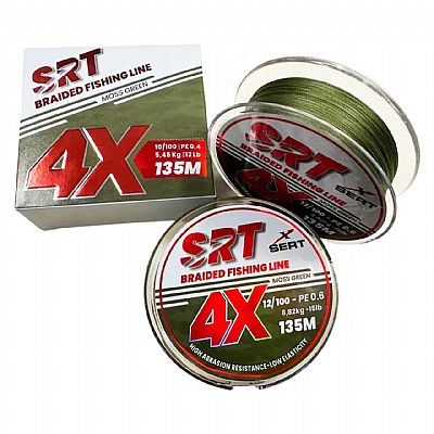Νήμα Sert SRT Moss Green x4 0.16mm / PE 1.0 - 135m