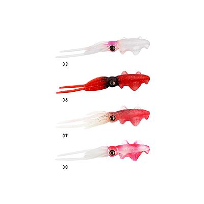 Καλαμάρι Σιλικόνης 07 Soul Lures BigFin Squid 130 2τμχ