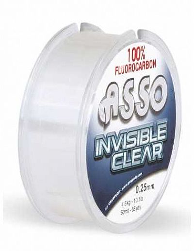 Αόρατη Πετονιά Asso Invisible Clear 0.23mm - 50m