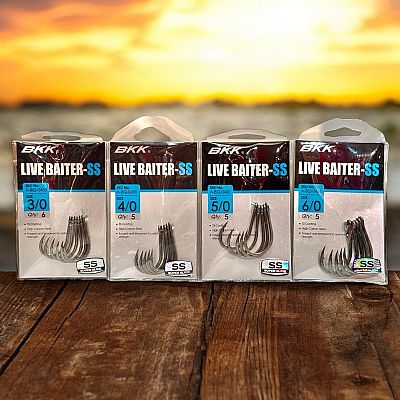 Αγκίστρια BKK Live Baiter-SS Με Κρίκο No 1