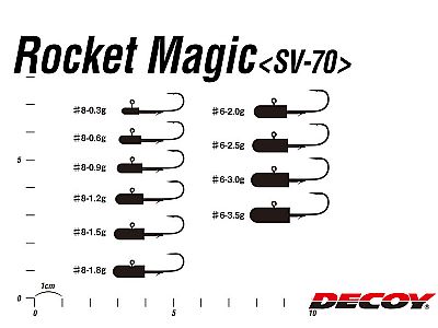 Μολυβοκεφαλές Decoy SV-70 Rocket Magic 3.5gr