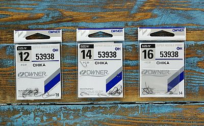 Αγκίστρια Owner 53938 Black Nickel Με Παλέτα Για Εγγλέζικο Νο 12