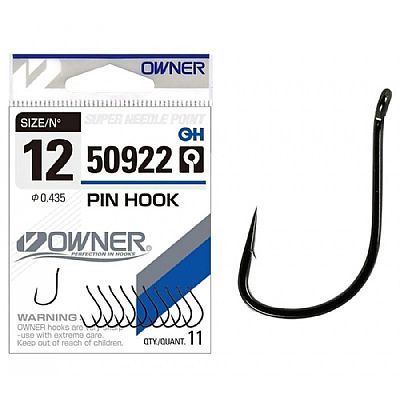 Αγκίστρια Owner 50922 Black Nickel Με Κρίκο Για Εγγλέζικο Νο 16