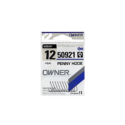 Αγκίστρια Owner 50921 Black Nickel Με Κρίκο Για Εγγλέζικο Νο 10