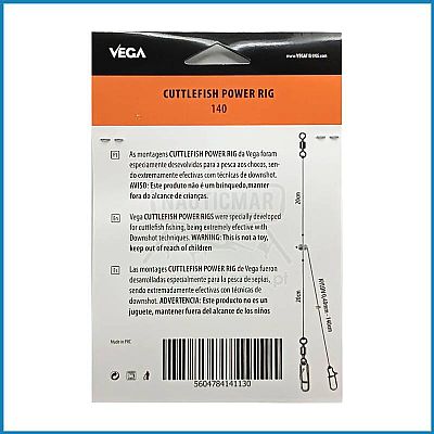 Αρματωσιά για Σουπιές Vega Cuttlefish Power Rig 1.40m