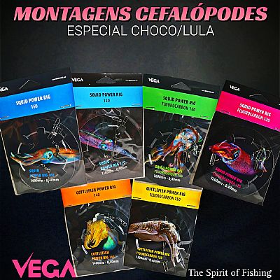 Αρματωσιά για Σουπιές Vega Cuttlefish Power Rig 1.40m